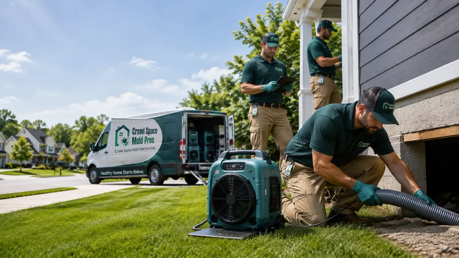 Crawl Space Mold Removal in Truro, IA
